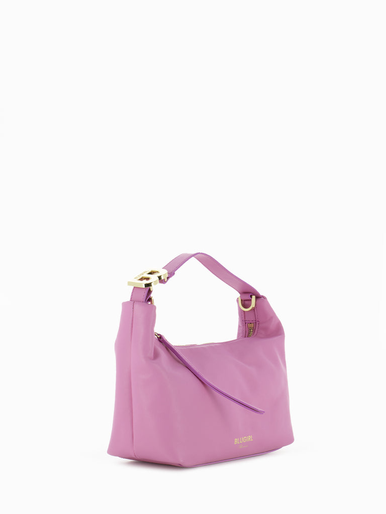 BLUGIRL - Borsa hobo small zip aurora pink