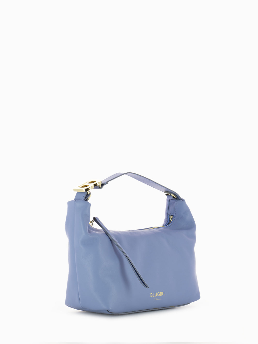 Small zip hobo bag sky