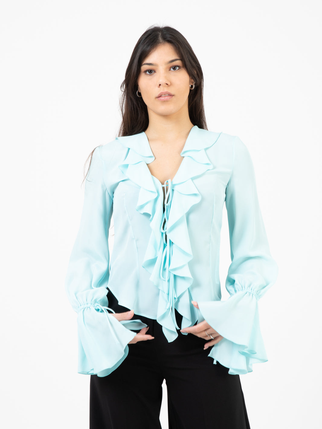 Goutte ruffle shirt