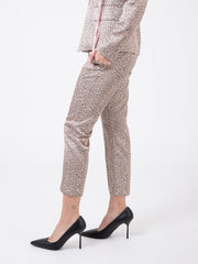 BLUGIRL - Pantaloni a sigaretta Sweet Leopard