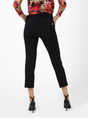 BLUGIRL - Pantaloni con elastico in vita neri