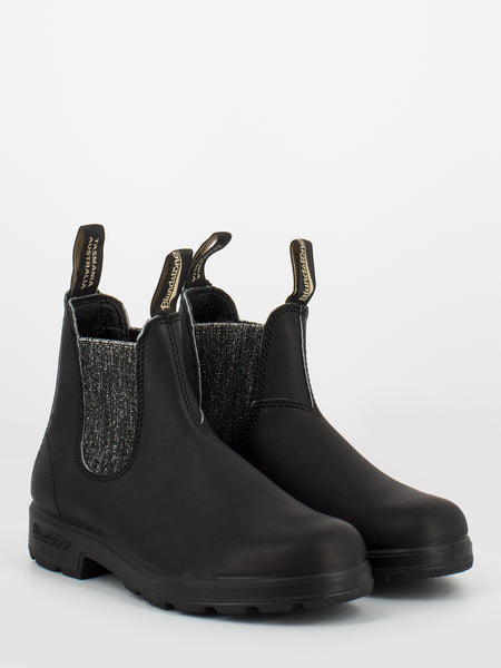 2032 elastic sided boot black / silver