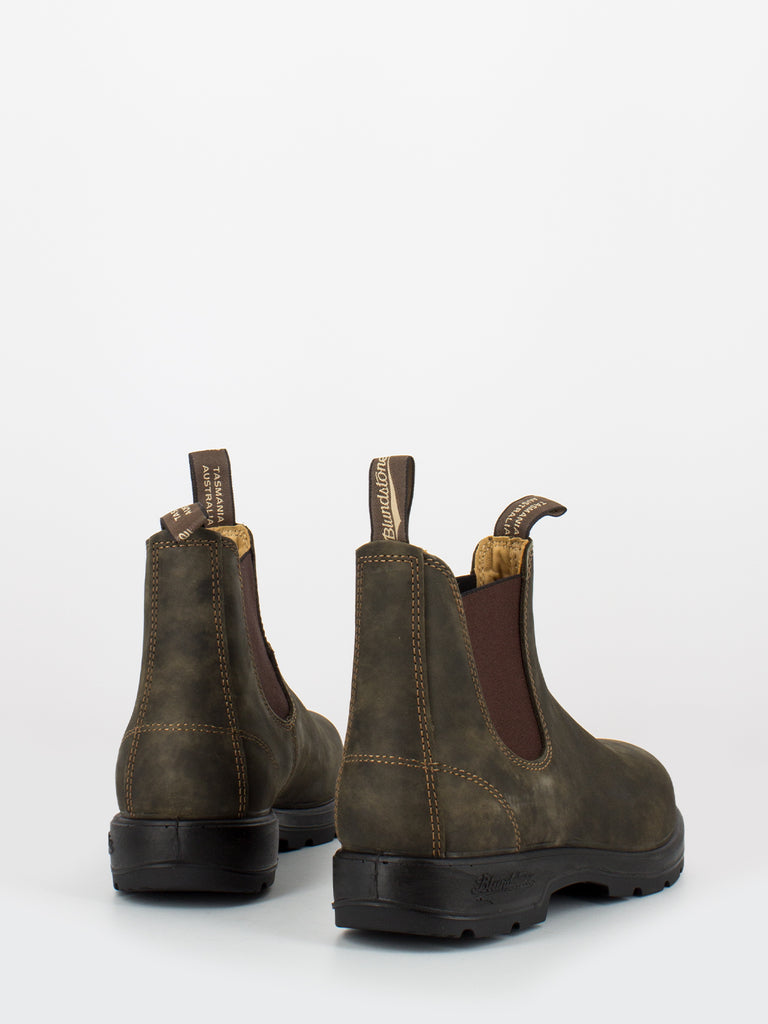 BLUNDSTONE - 585 elastic sided boot rustic brown