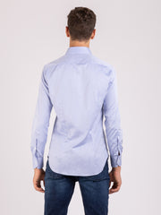 BORSA - Camicia Easy Iron azzurra