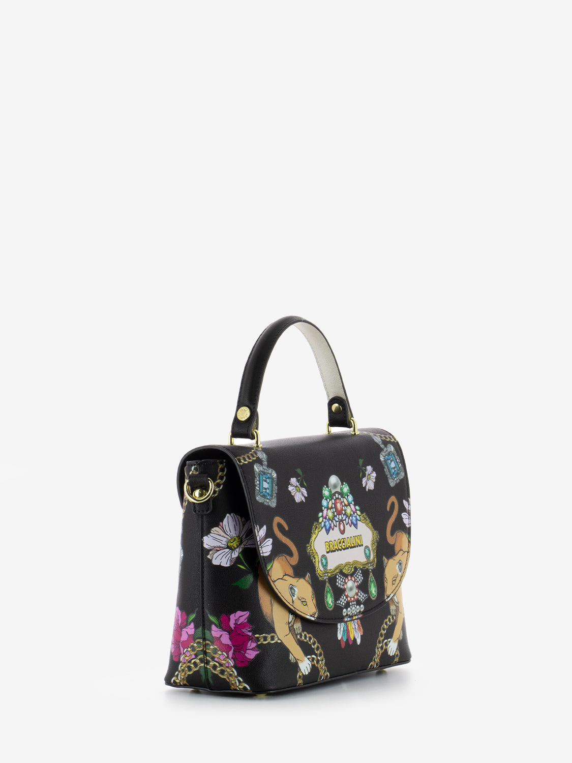 Borsa a mano Britney bianca