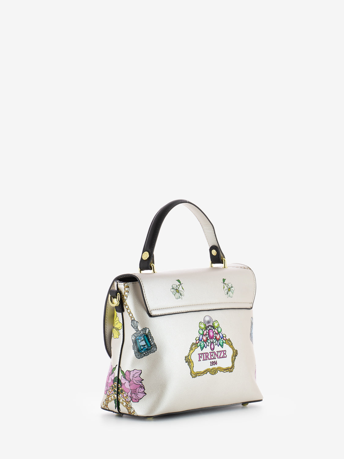 Borsa a mano Britney bianca
