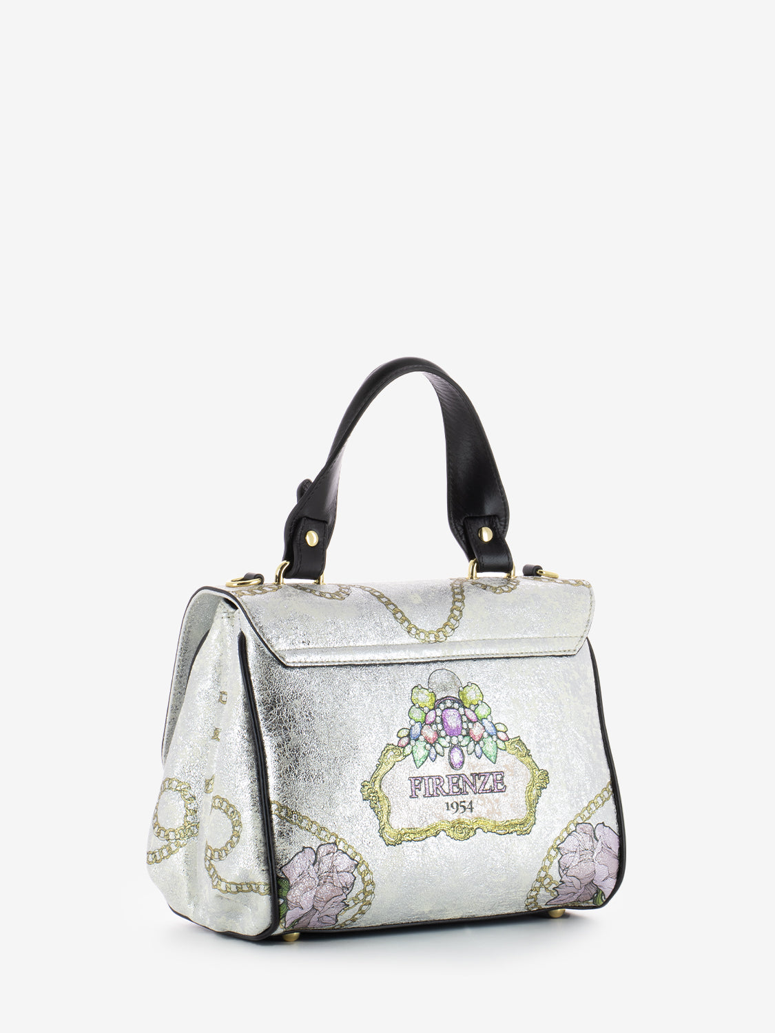 Borsa a mano Iris in pelle