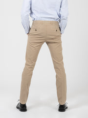 BRIGLIA 1949 - Pantaloni cotone oxford beige