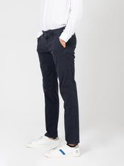BRIGLIA 1949 - Pantaloni cotone oxford blu