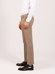 BRIGLIA 1949 - Pantaloni fiammati beige scuro