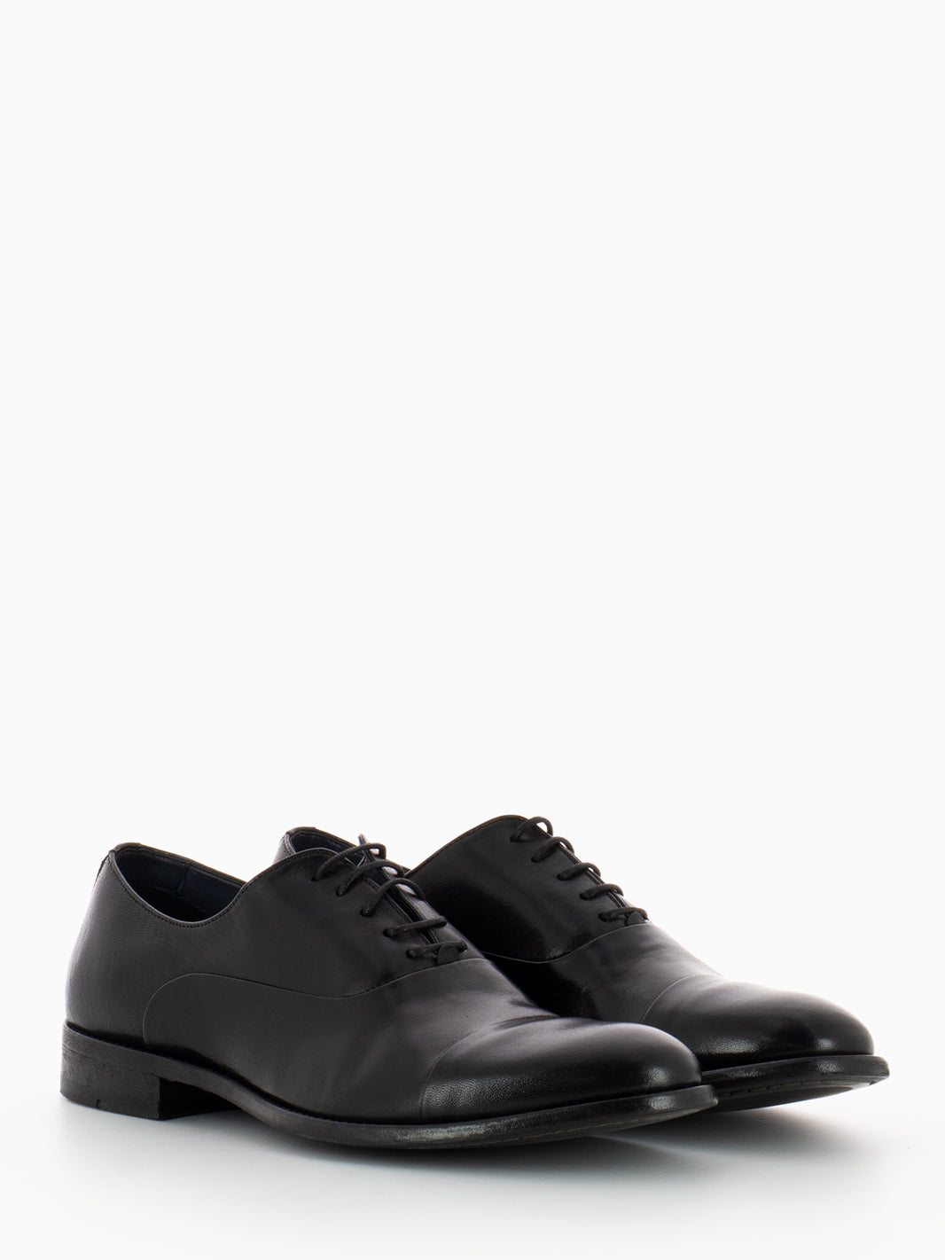 Black Leather Oxford