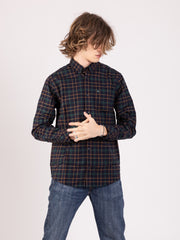 Carhartt WIP - L/S Baxter Shirt Baxter Check / Dark Navy Grove