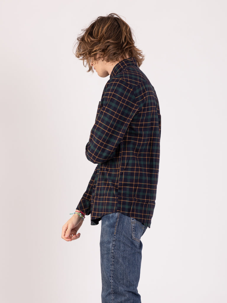 Carhartt WIP - L/S Baxter Shirt Baxter Check / Dark Navy Grove