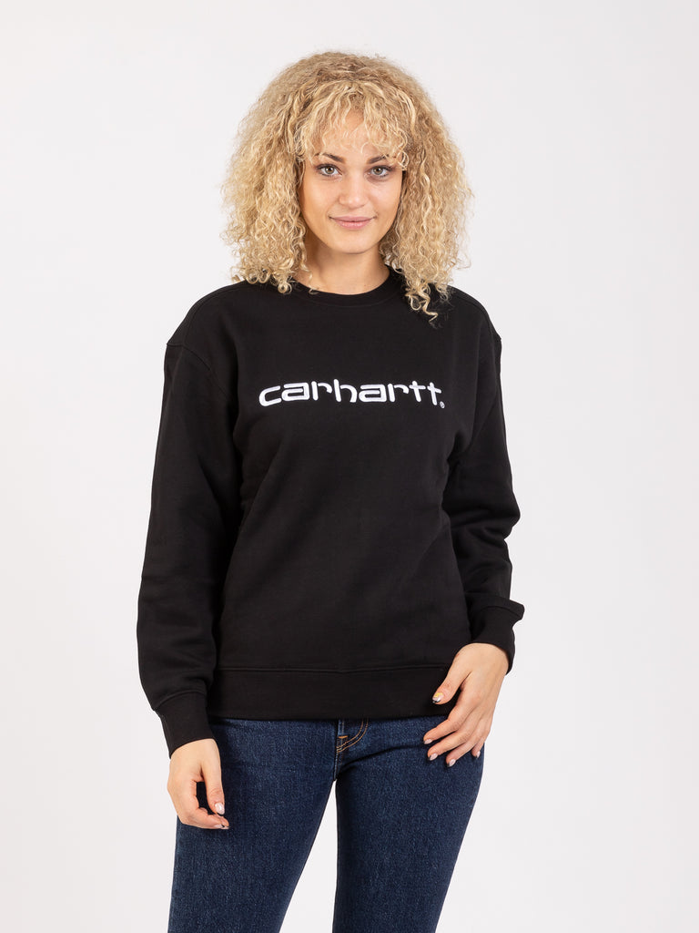 Carhartt WIP - W' Carhartt Sweat Black / White