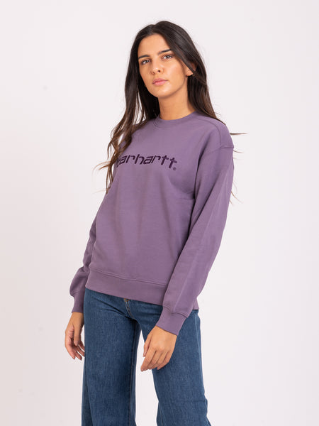 W' Carhartt Sweat Provence / Dark Iris