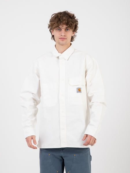 Reno Shirt Jac off-white garment dyed