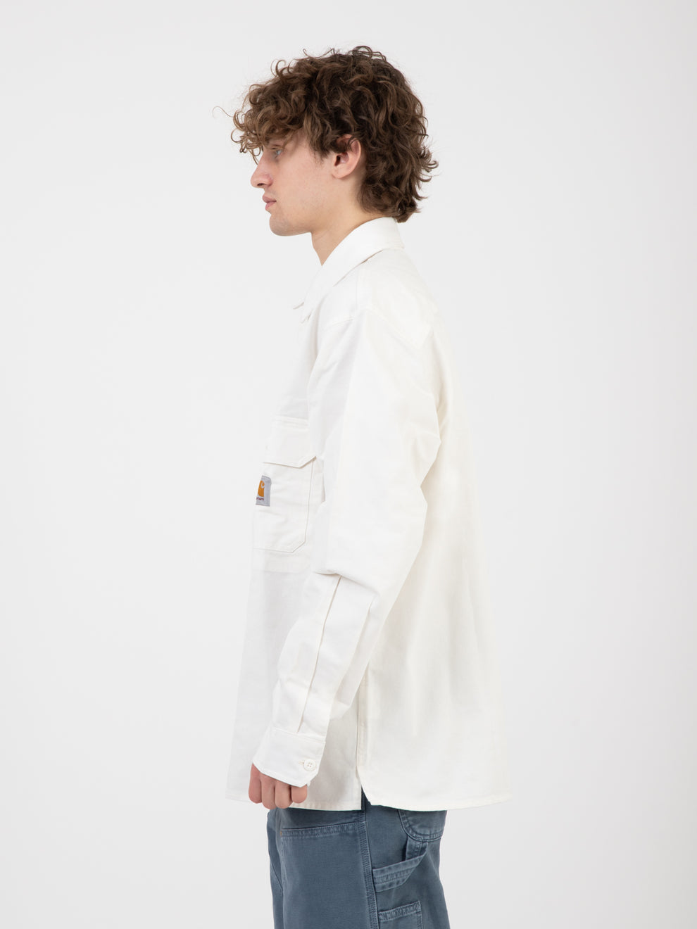 Reno Shirt Jac off-white garment dyed