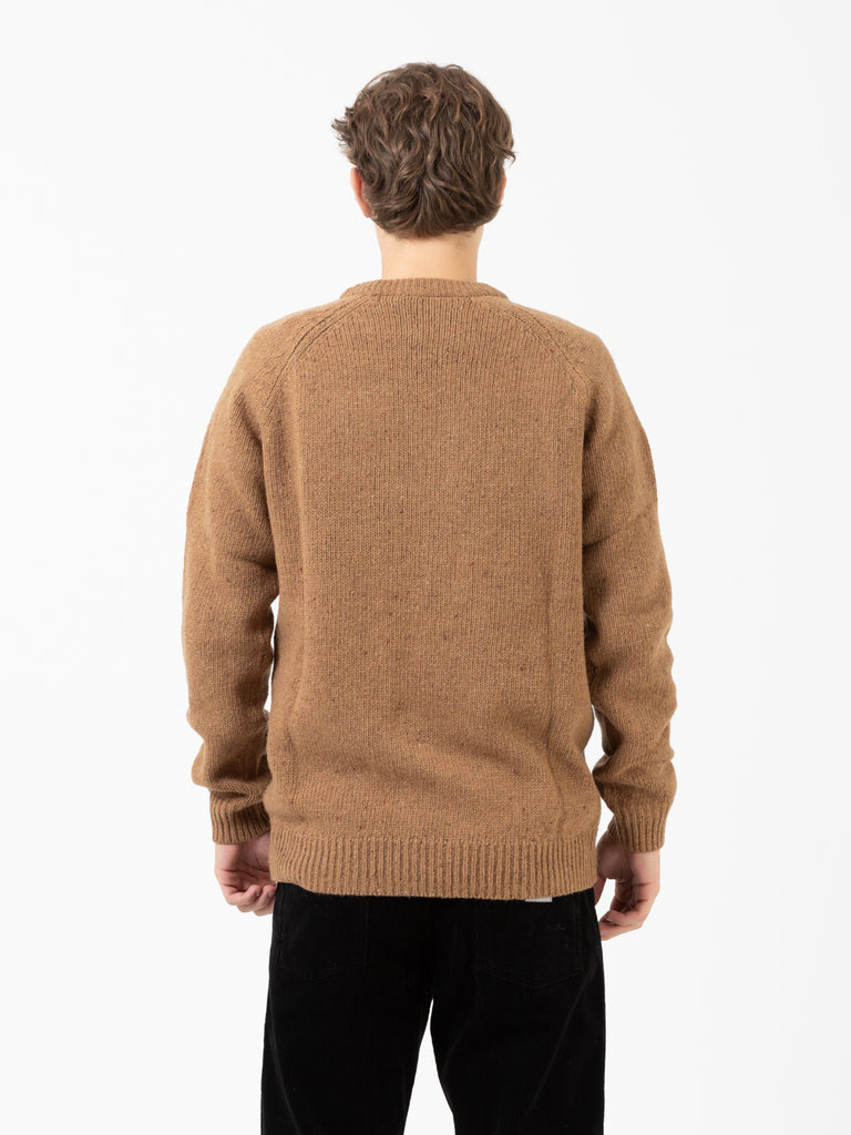 Carhartt WIP - Anglistic Sweater speckled jasper