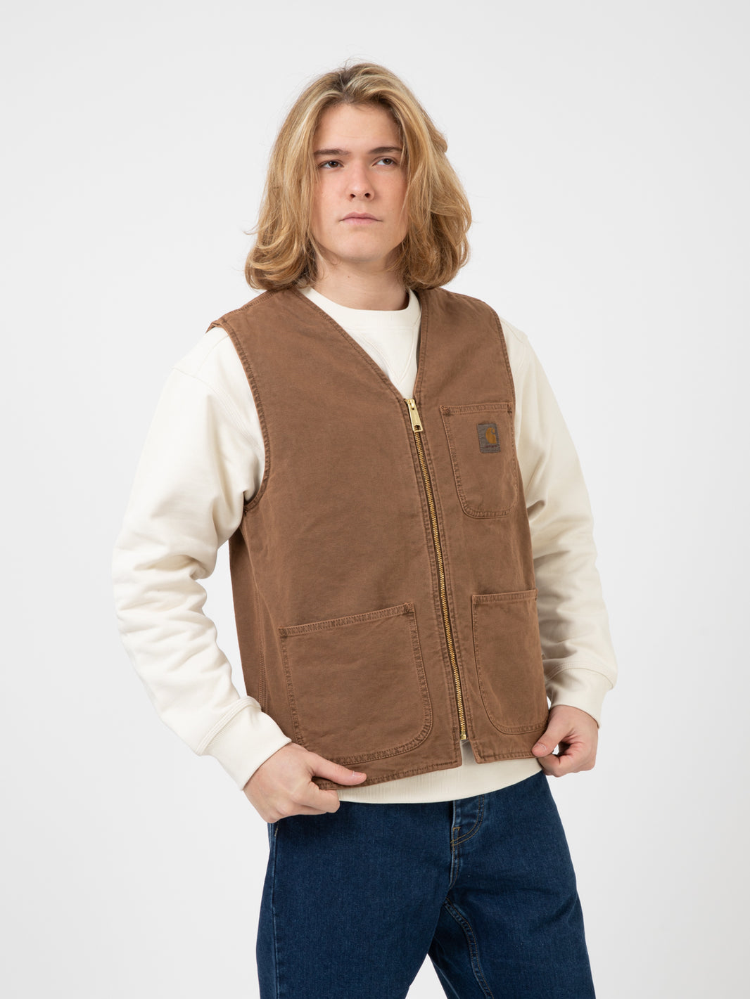 Arbor vest tamarind faded