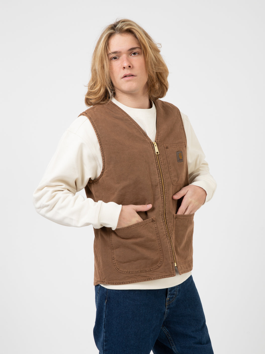 Arbor vest tamarind faded