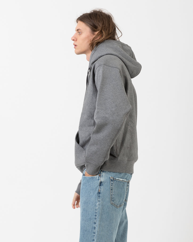 Carhartt WIP - Hooded American Script Sweat dark grey heather