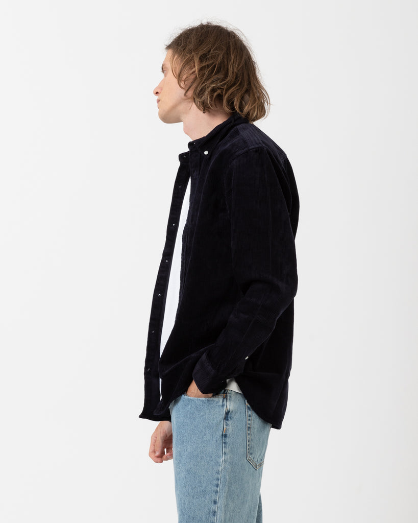 Carhartt WIP - L/S Madison Cord Shirt dark navy / wax