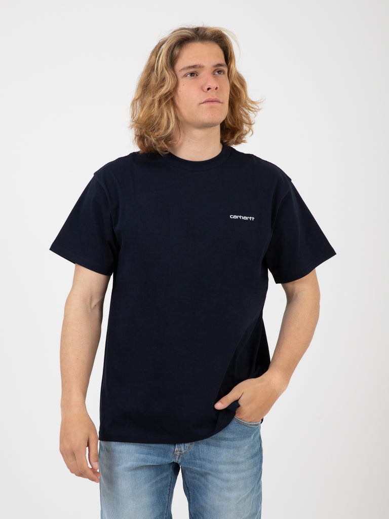 Carhartt WIP - S/S Script Embroidery T-Shirt atom blue