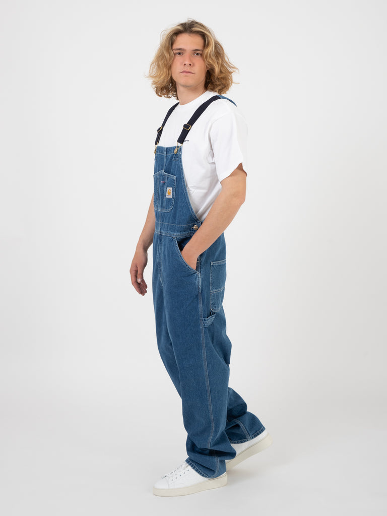 Carhartt WIP - Salopette Bib Overall blue stone washed