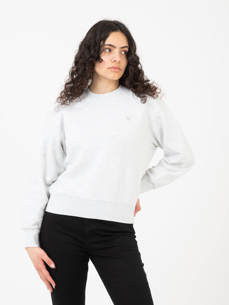 W’ Casey sweatshirt ash heather / silver