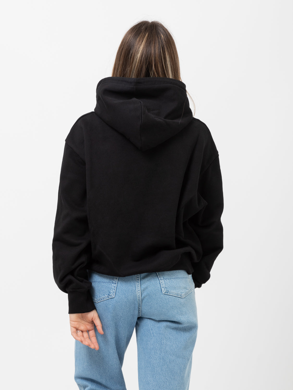 W’ Hooded Casey Sweat black / silver