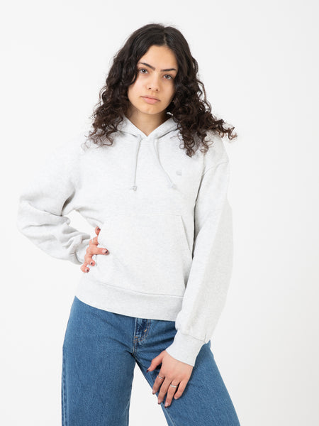 W’ Hooded Casey Sweatshirt ash heather / silver