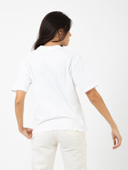Carhartt WIP - W’ S/S Letterman T-Shirt white / black