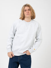 Carhartt WIP - Chase Sweat Ash Heather / Gold