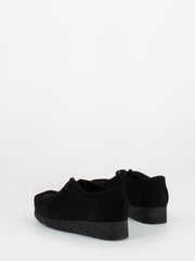 CLARKS - Wallabee nere in suede