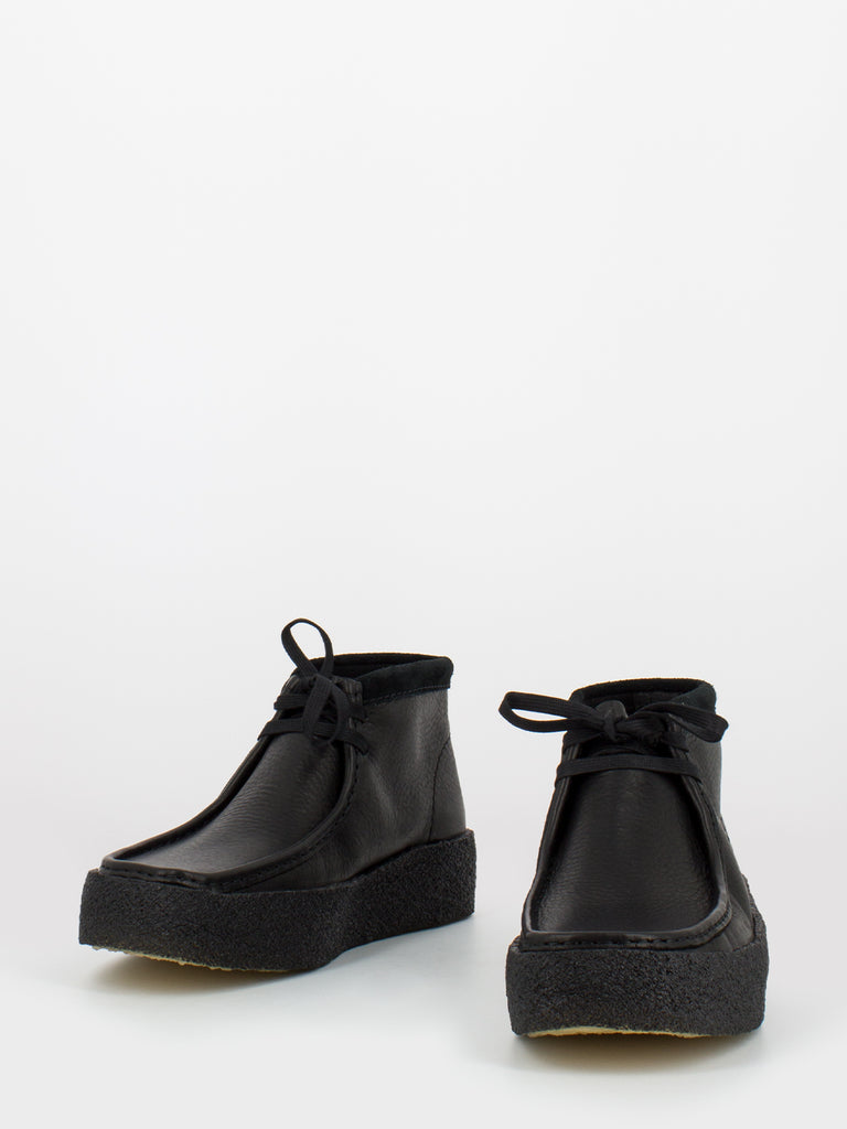 CLARKS - WallabeeCup Boot black leather