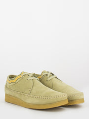 CLARKS - Weaver maple suede embroidery