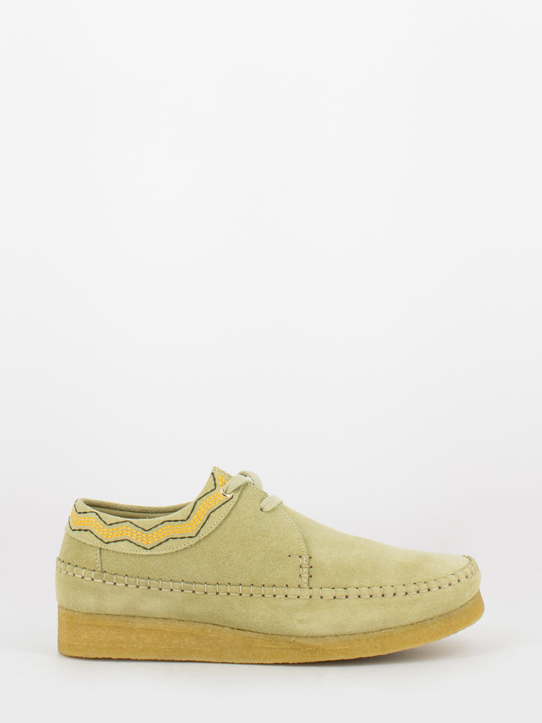 CLARKS - Weaver maple suede embroidery