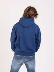 COLORFUL STANDARD - Felpa hoodie basica royal blue
