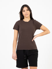 COLORFUL STANDARD - T-shirt Light Organic coffee brown