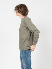 COLORFUL STANDARD - T-shirt Oversized Organic L/S dusty olive