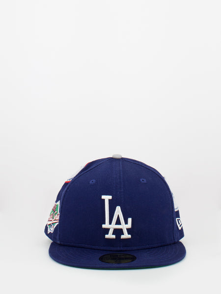 Cappellino 59FIFTY LA Dodgers Cooperstown Patch Blu