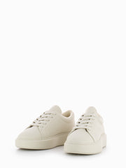 COPENHAGEN - Sneakers W in pelle beige