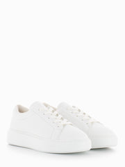 COPENHAGEN - Sneakers W in pelle warm white