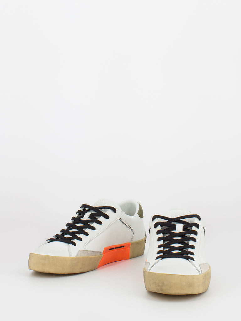 CRIME - Distressed olive / orange