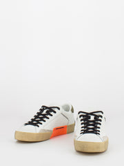 CRIME - Distressed olive / orange