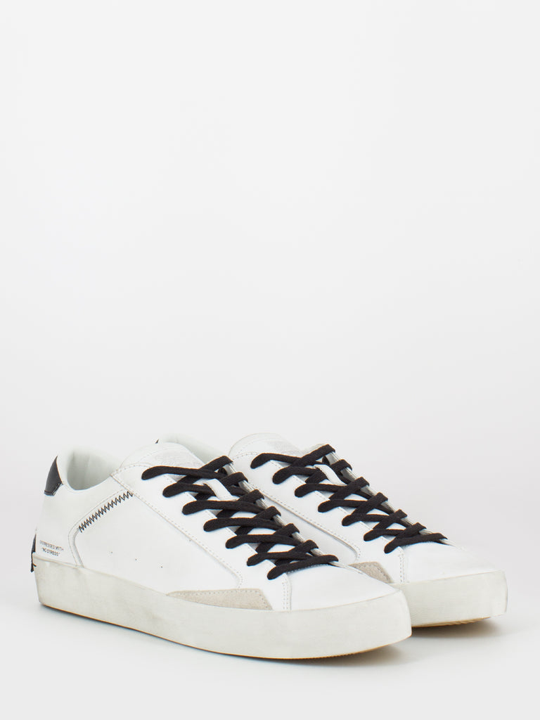 CRIME - Distressed white / black