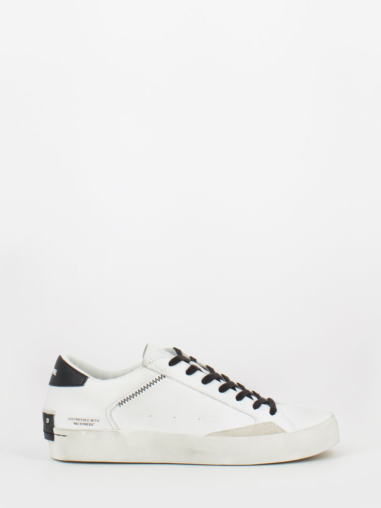 CRIME - Distressed white / black