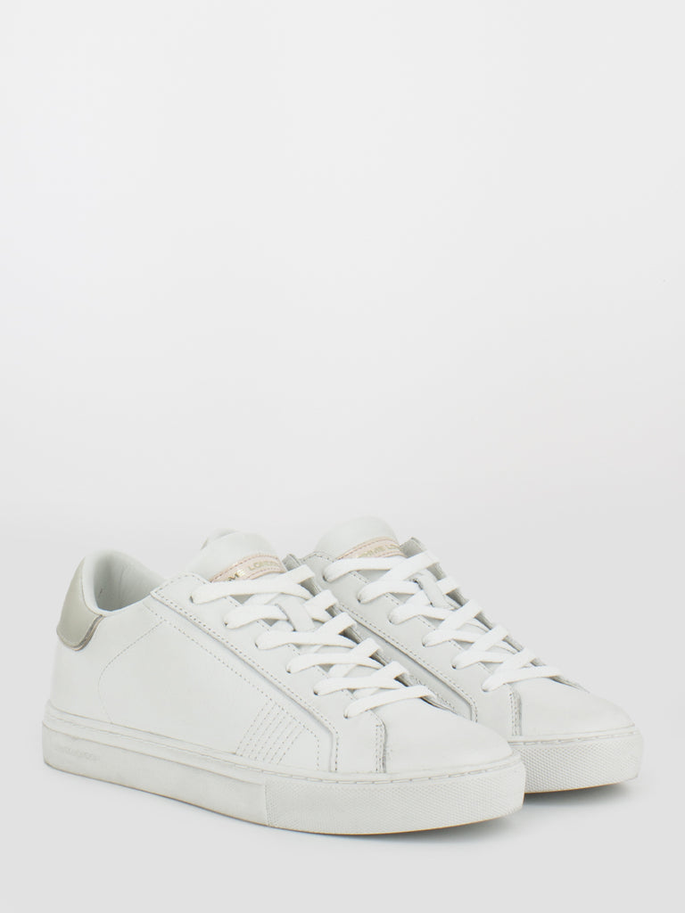 CRIME - Low Top Essential bianco / oro