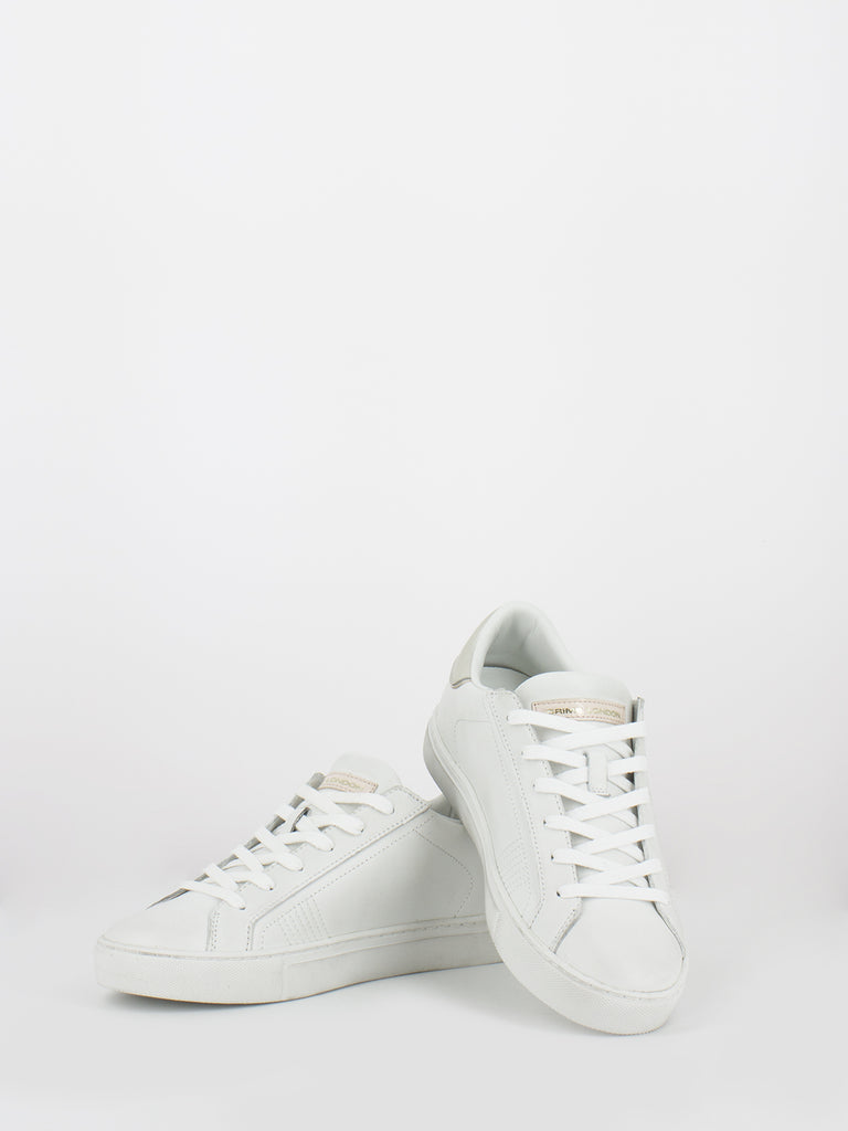 CRIME - Low Top Essential bianco / oro