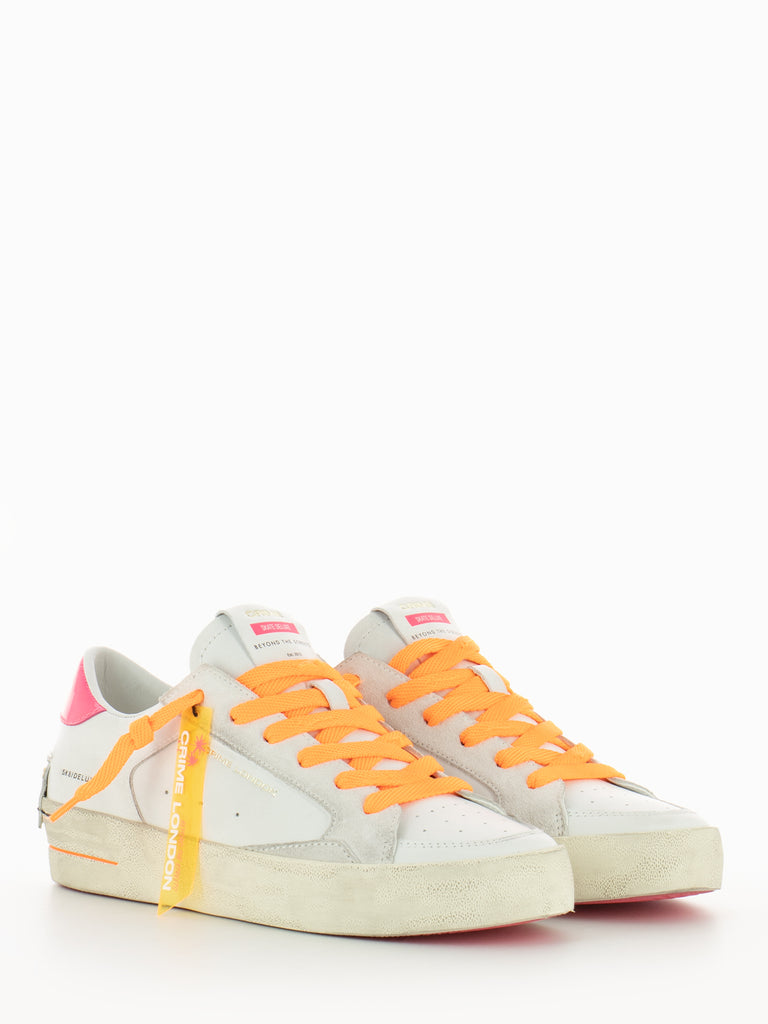 CRIME - Skate Deluxe white / fluo